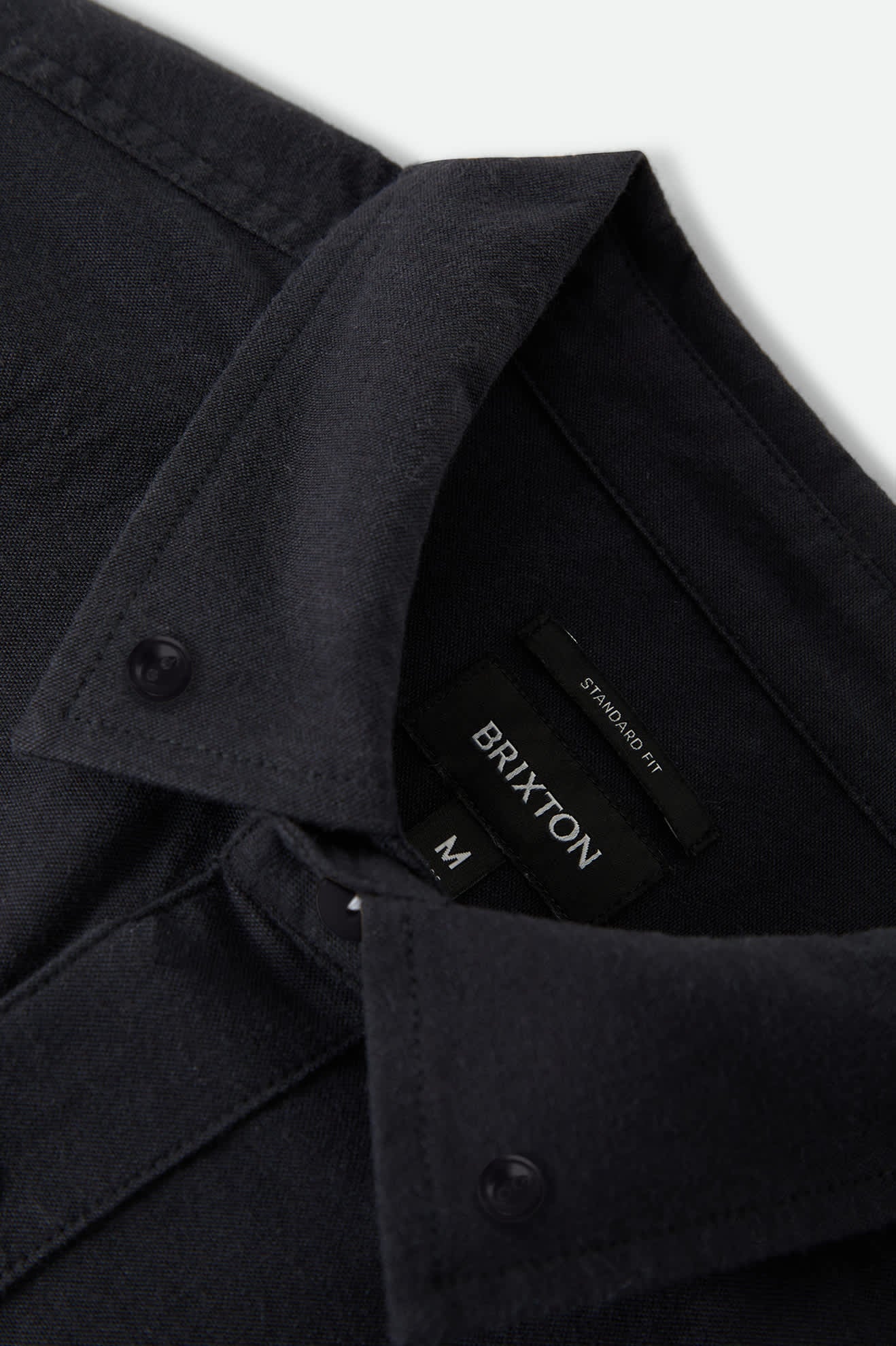 Men's Sanford Shirt in the color Black - Additional Laydown image