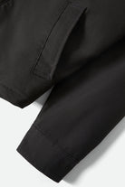 Men's Builders Stretch L/S Overshirt in the color Washed Black - Additional Laydown image