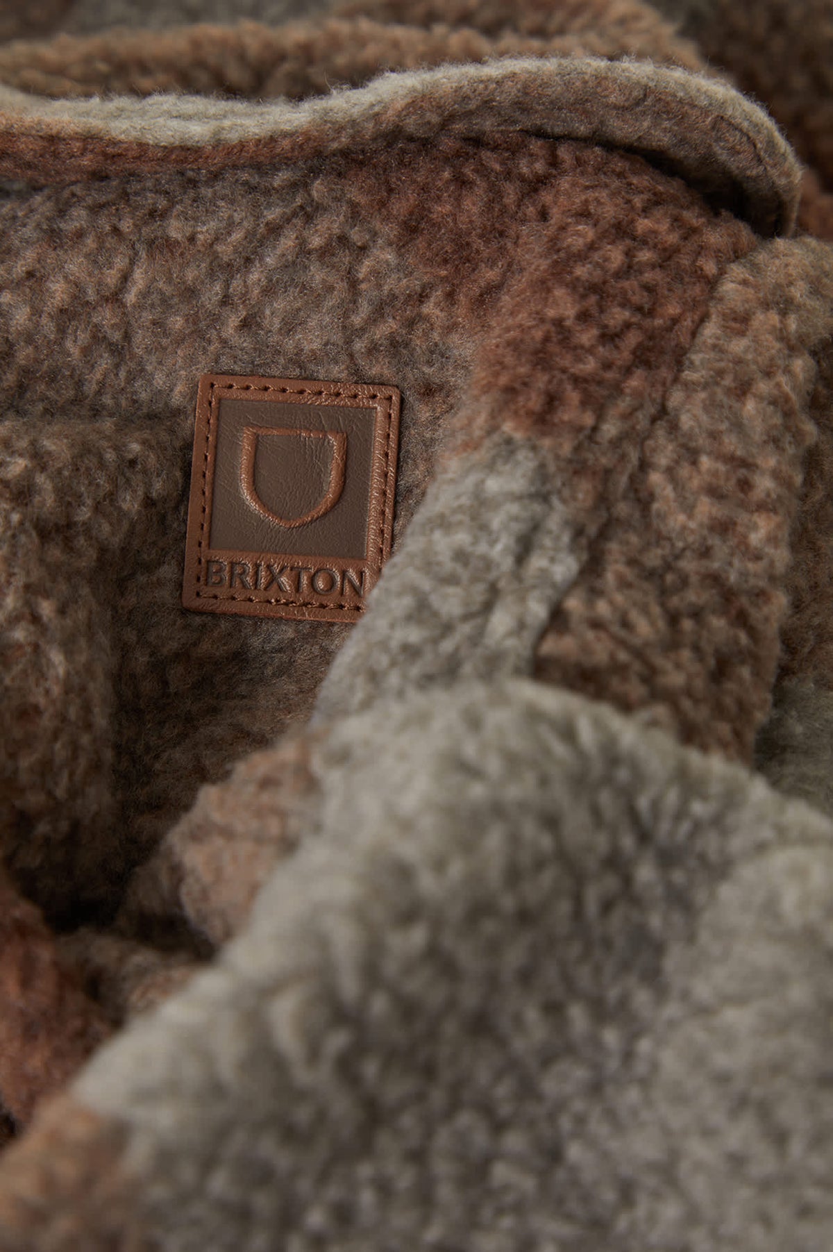 Men's Bowery Arctic Stretch Fleece in the color Pine Brown/Taupe - Additional Laydown image
