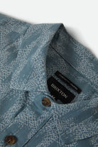 Men's Charter Print Short Sleeve Shirt in the color Trooper Crackle Paint - Additional Laydown image