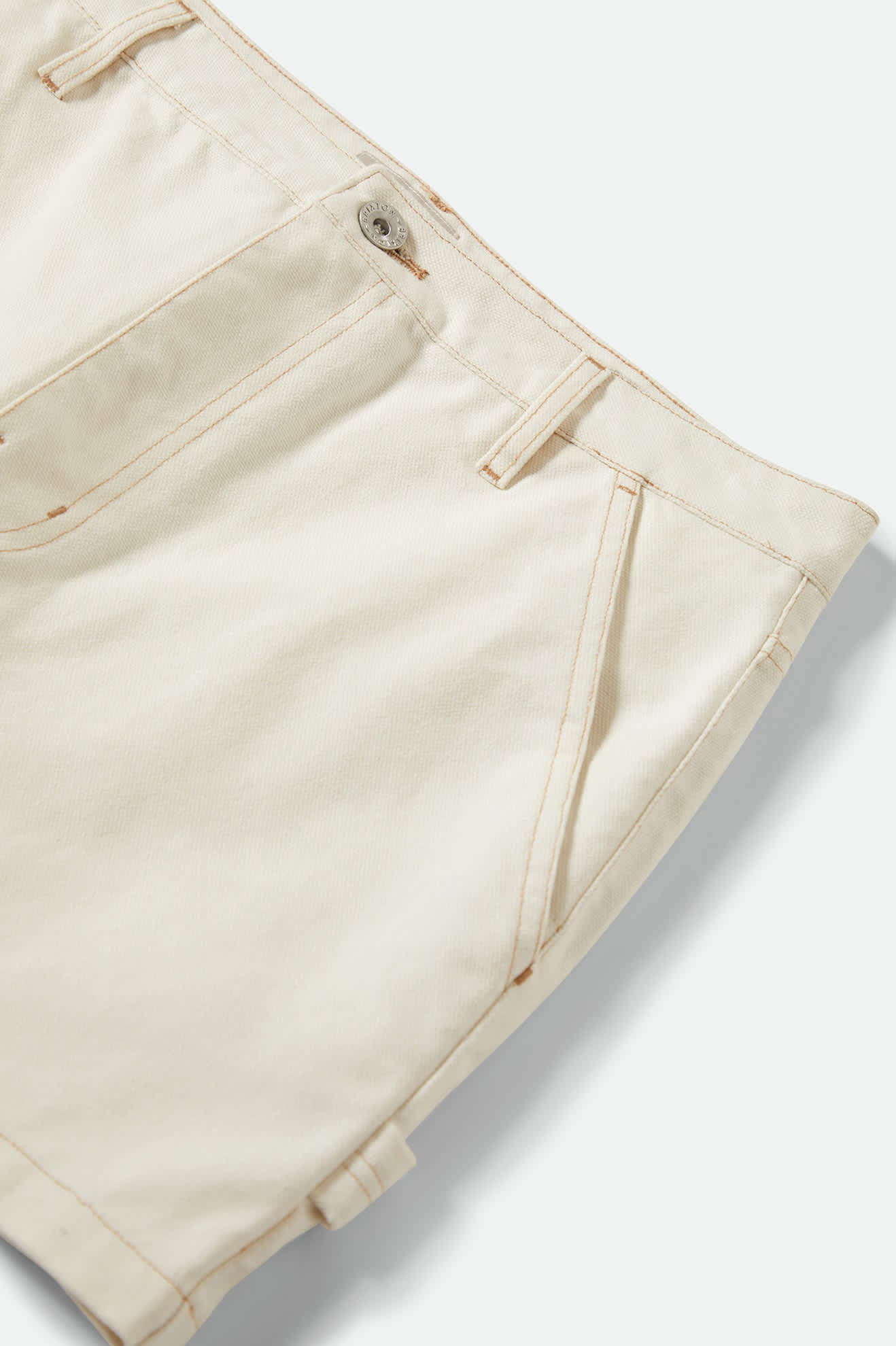 Women's Essex Painter Mini Skirt in the color Egret White - Additional Laydown image