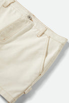 Women's Essex Painter Mini Skirt in the color Egret White - Additional Laydown image