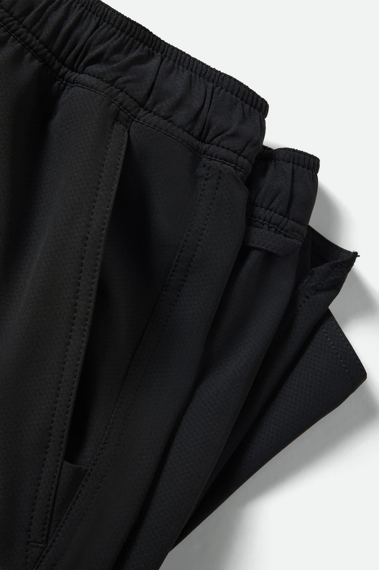Men's Journey Active Short in the color Black - Additional Laydown image