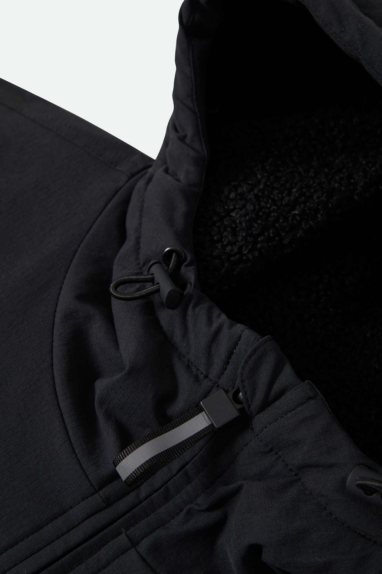 Men's Journey Tech Hoodie Fleece in the color Black/Sand - Additional Laydown image