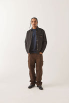 Men's Builders Carpenter Pant in the color Walnut Brown - Men's Front View