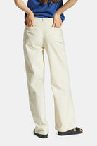 Women's Fit, Back View | Victory Full Length Wide Leg Pant - Natural/Natural