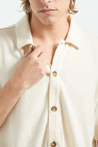 Men's Poolside Short Sleeve Shirt in the color Off White - Additional Fit image