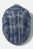 Unisex Hooligan Flat Cap in the color Celadon Green/Royal Plaid - Additional Laydown image