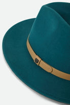 Unisex Messer Fedora in the color Transformative Teal - Additional Laydown image
