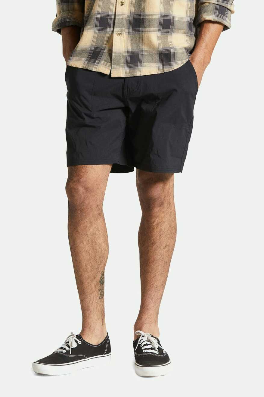 Men's Front Fit | Adventure Ripstop Water Short - Black