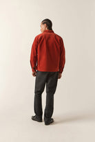 Men's Century Overshirt in the color Washed Brick - Additional Fit image