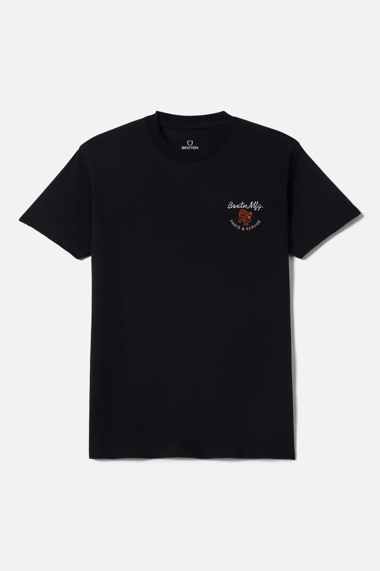 Men's Tolman Short Sleeve Shirt in the color Black - Front Product View