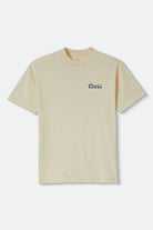 Men's Coors Saddle Standard T-Shirt in the color Cream - Front Product View