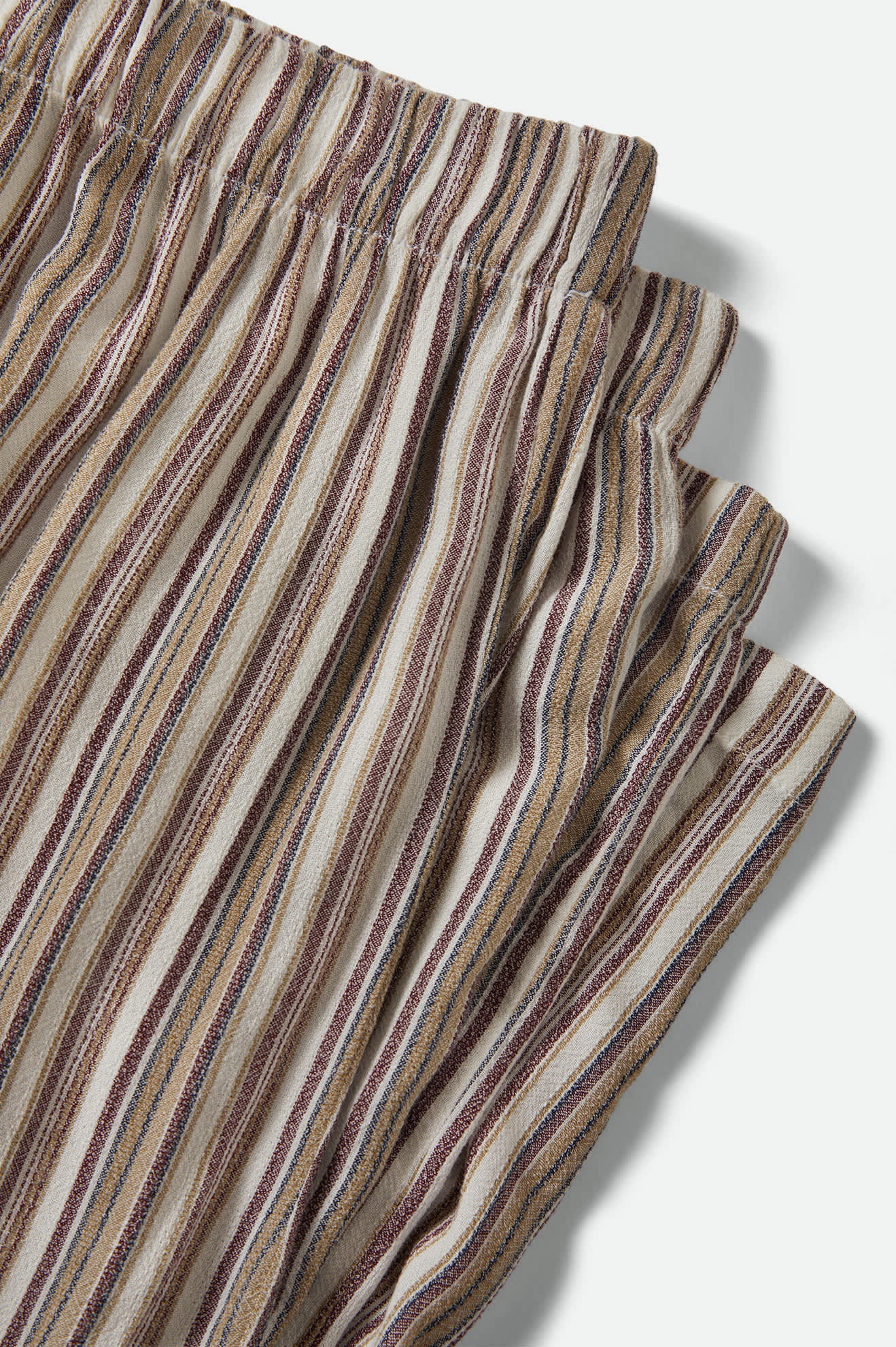 Women's The Alley Lounge Pant in the color Worn In Robust Red Stripe - Additional Laydown image