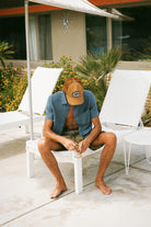 Unisex Keaton Netplus Trucker Hat in the color Washed Copper/Washed Copper - Men's Lifestyle image