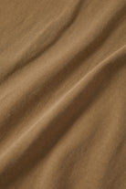 Men's Premium Cotton S/S Tailored T-Shirt in the color Khaki - Additional Laydown image