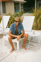 Unisex Keaton Netplus Trucker Hat in the color Washed Copper/Washed Copper - Men's Lifestyle image