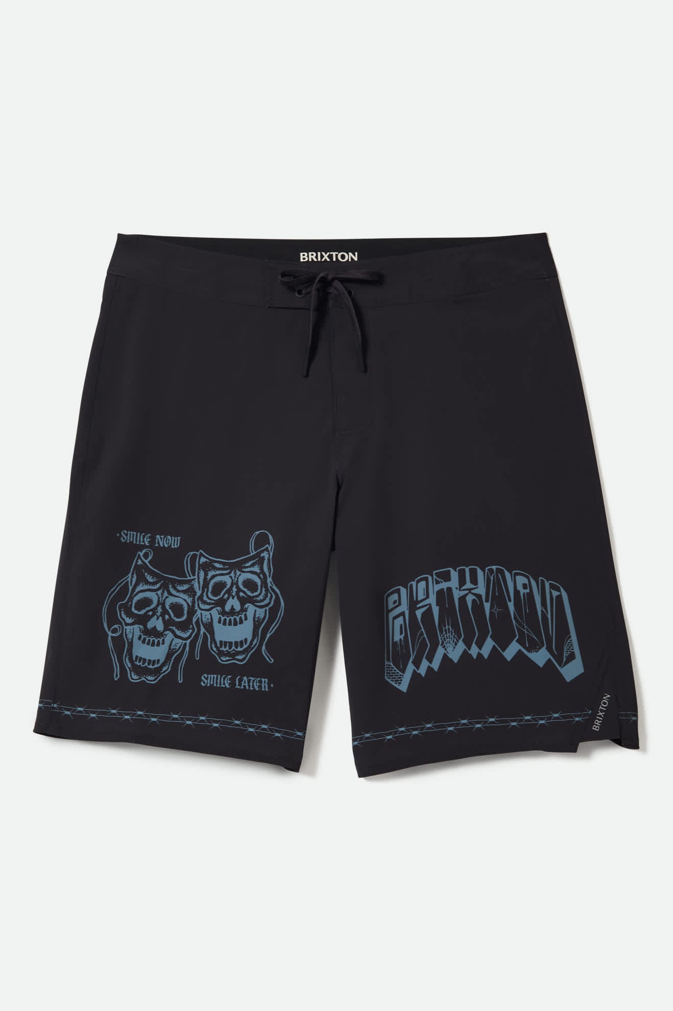 Men's Blitz Boardshort 21" in the color Black Masks - Front Product View