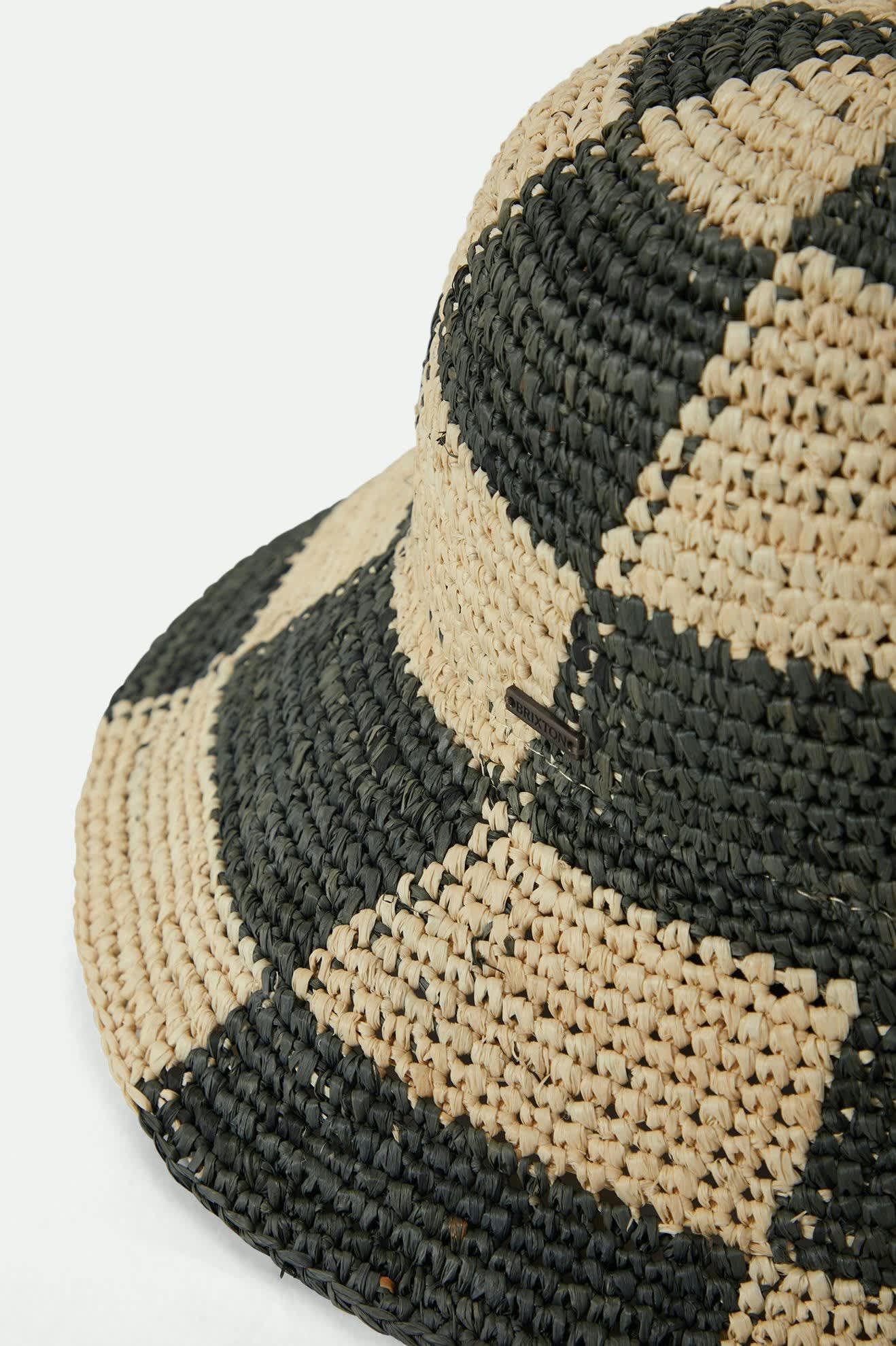 Women's Redding Bucket Hat in the color Whitecap/Deep Forest - Additional Laydown image