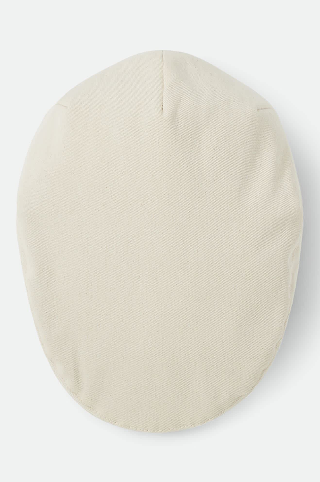 Unisex Hooligan Flat Cap in the color Egret White - Additional Laydown image