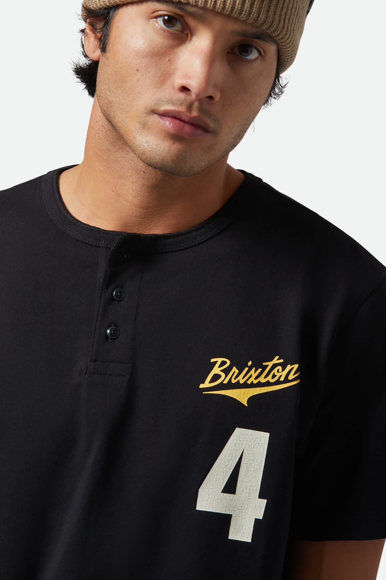 Men's The League Baseball T-Shirt in the color Black/Black - Additional Fit View