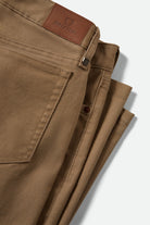 Men's Builders 5 Pocket Stretch Pant in the color Khaki - Additional Laydown image