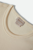 Women's Ribbed Cinch Mini Dress in the color Off White - Additional Laydown image