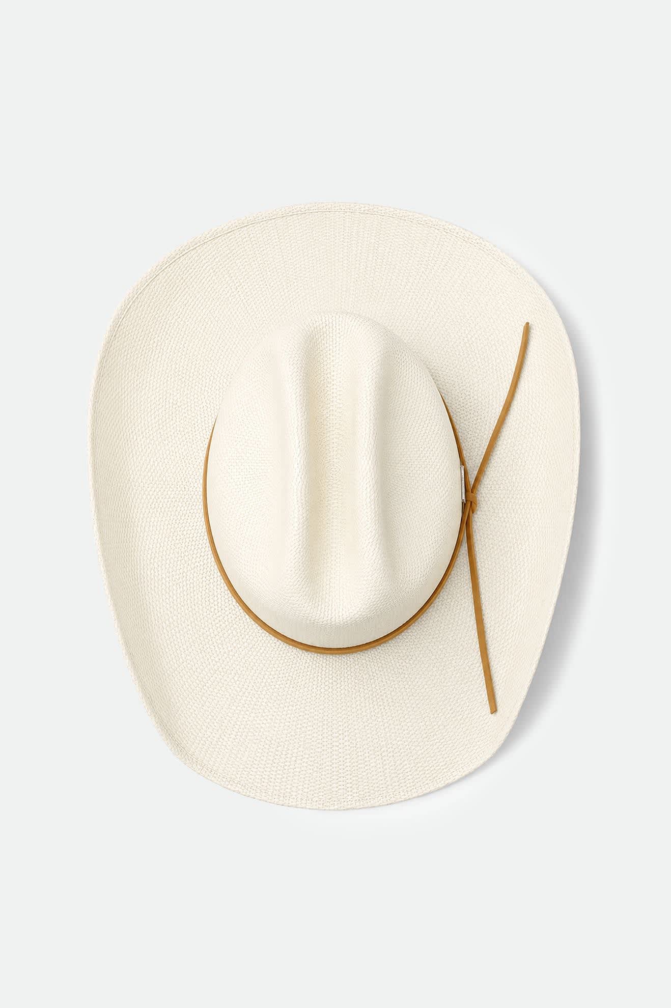 Unisex Laredo Straw Cowboy Hat in the color Bone - Additional Laydown image
