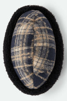 Unisex Ginsburg Hat in the color Navy/Sand/Cream - Additional Laydown image