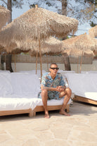 Men's Rainier X Brixton Short Sleeve Shirt in the color Blue Sky - Men's Lifestyle image