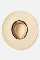 Women's Porto Straw Fedora in the color Natural - Additional Laydown image