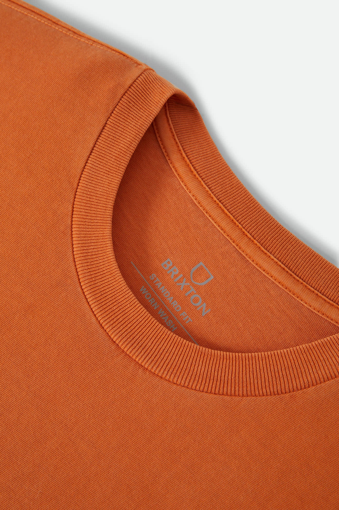 Men's 76 Minute Man Standard T-Shirt in the color Washed Orange - Additional Laydown image