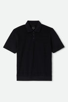 Men's Stereo Polo in the color Black - Front Product View