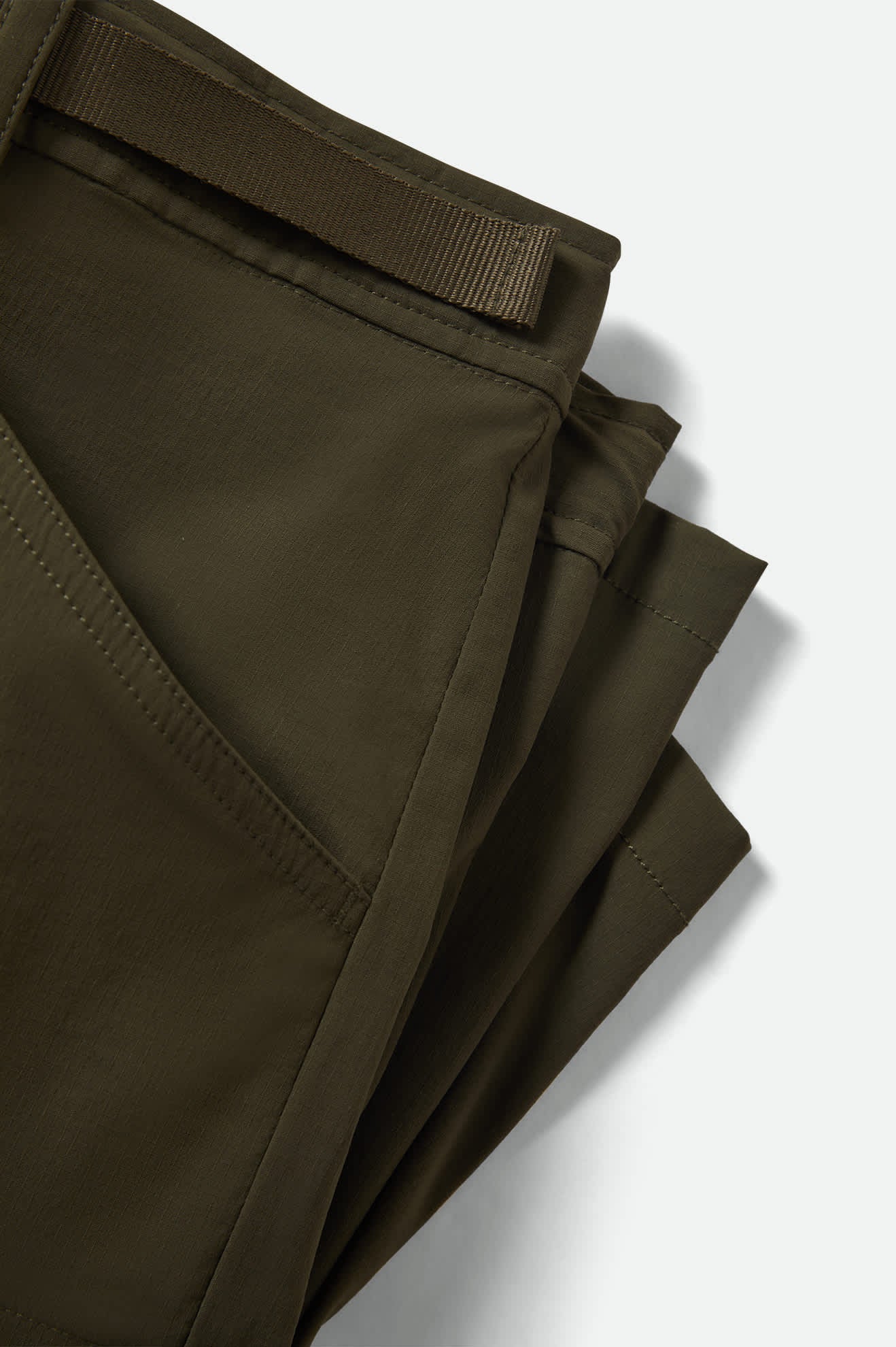 Men's Journey Utility Short in the color Dark Olive - Additional Laydown image