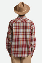 Unisex Messer Packable Fedora in the color Khaki/Khaki - Men's Back View