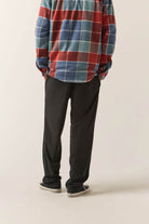 Men's Everyday E-Waist Corduroy Pant in the color Black Corduroy - Men's Back View