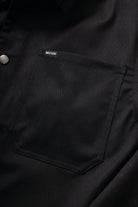 Men's Survey Crossover Chore Coat - Black - Back Side